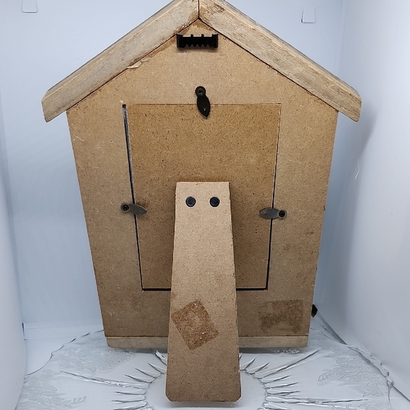 Rustic Blue and Brown Jewerly Art Piece - Picture 6 of 8